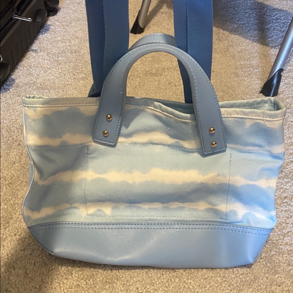 Like Dreams Blue and White Tote Bag - Picture 2 of 5